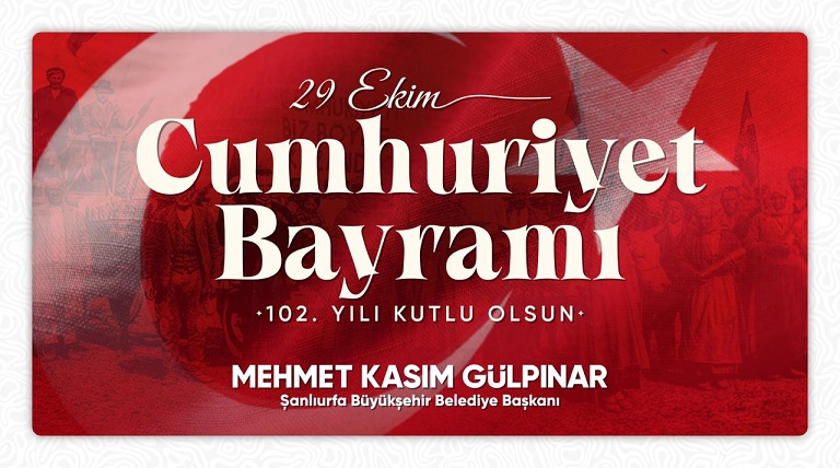 BAŞKAN GÜLPINAR’DAN 29 EKİM CUMHURİYET BAYRAMI MESAJI