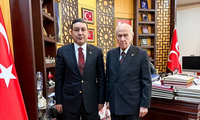 BAŞKAN ÖZYAVUZ DEVLET BAHÇELİ'Yİ ZİYARET ETTİ