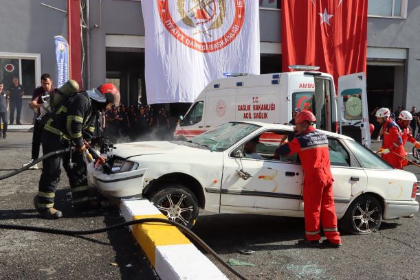 GERÇEĞİ ARATMAYAN TATBİKAT GERÇEKLEŞTİRİLDİ