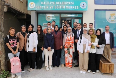 BAŞKAN CANPOLAT VE MİLLETVEKİLİ YAZMACI’DAN EĞİTİM MERKEZLERİNE ZİYARET
