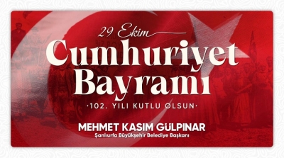 BAŞKAN GÜLPINAR’DAN 29 EKİM CUMHURİYET BAYRAMI MESAJI