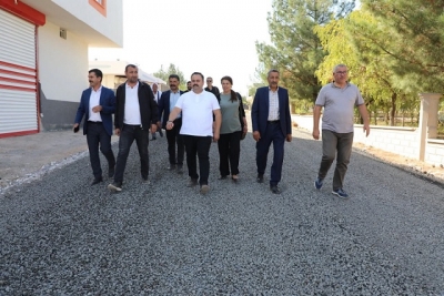BAŞKAN İNAN, KIRSAL MAHALLELERDE ASFALT ÇALIŞMALARINI DENETLEDİ