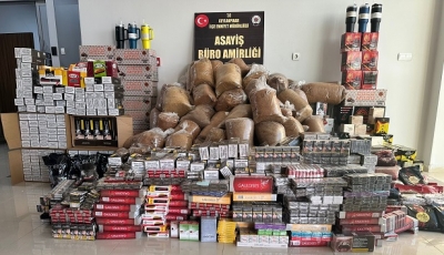 Gümrük kaçağı ürünler yakalandı