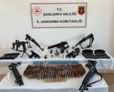 Şanlıurfa’da cephaneliği aratmayan görüntüler: 3 gözaltı